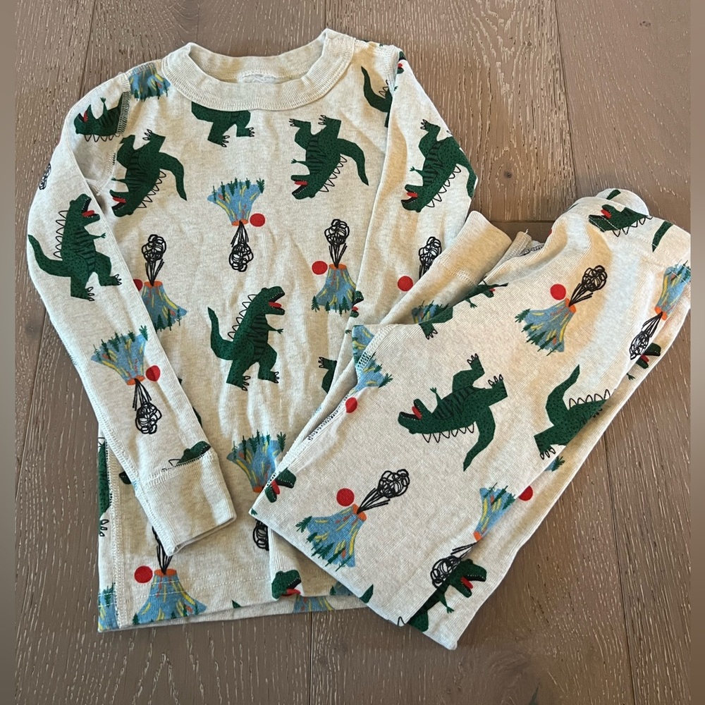 Hanna Andersson, Hanna Andersson Pajamas, Dinosaur Pajamas, Long John Pajamas